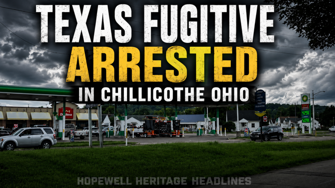 Armed & Wanted: Texas Fugitive Arrested in Chillicothe, OH, Following Domestic Dispute