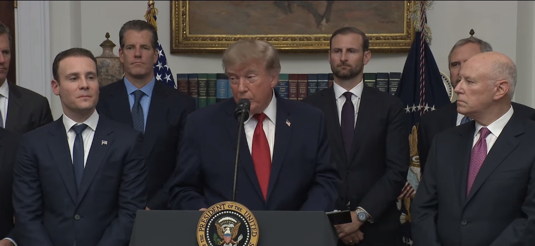 Trump: America Must Stay Undisputed Leader in Crypto, Prediction Markets and AI