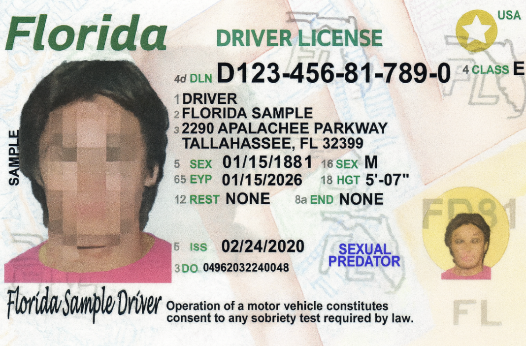 Florida Can Keep “SEXUAL PREDATOR” on Licenses. Ohio Does Not Have That Rule. Could It Be Next?