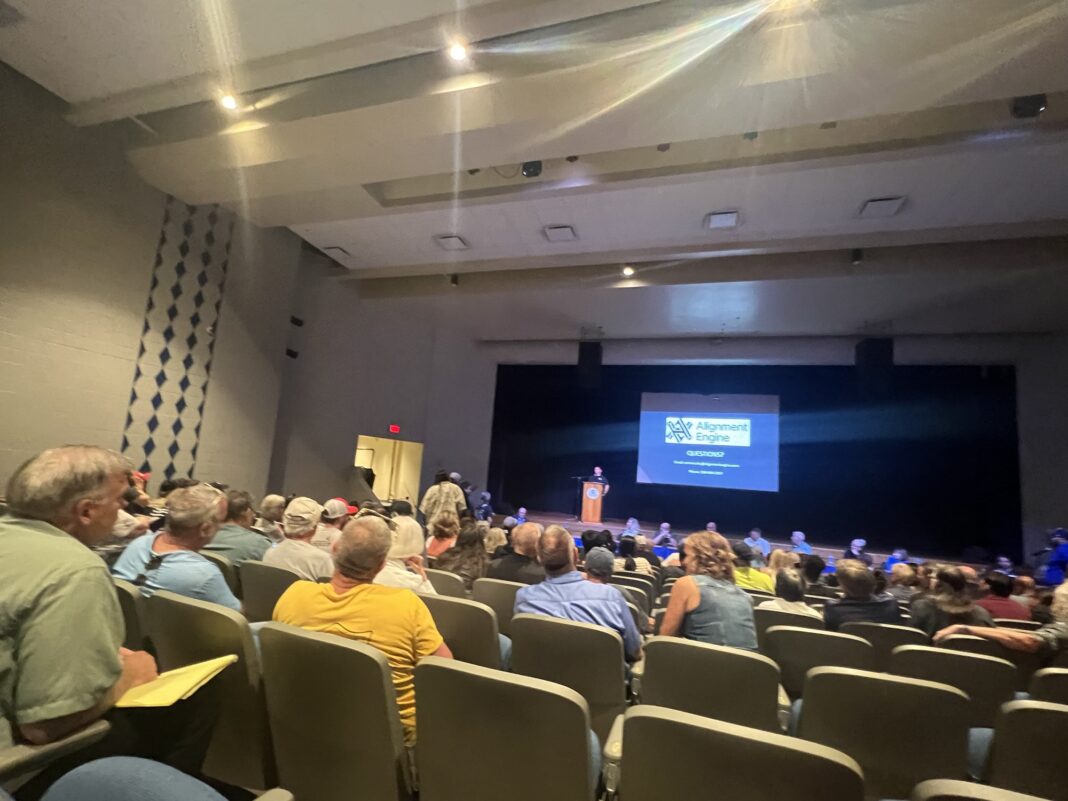 Chillicothe Data Center Forum Packs High School as Alignment Engine Defends Plan at Old Mead Mill