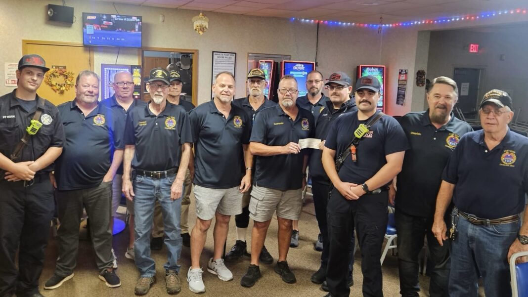 AMVETS Post 2256 Gives ,000 to Pickaway Township Fire Department