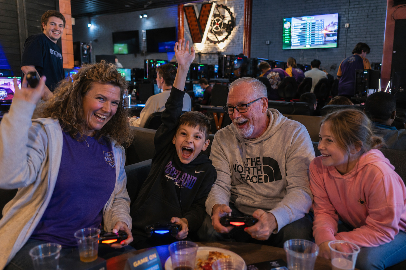 Four generations gaming together at The Vault
