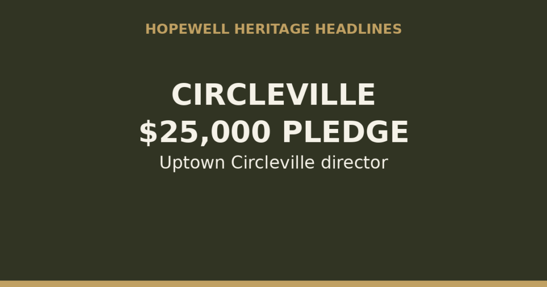 Circleville Pledges ,000 Toward Uptown Circleville Director’s Salary for 2027