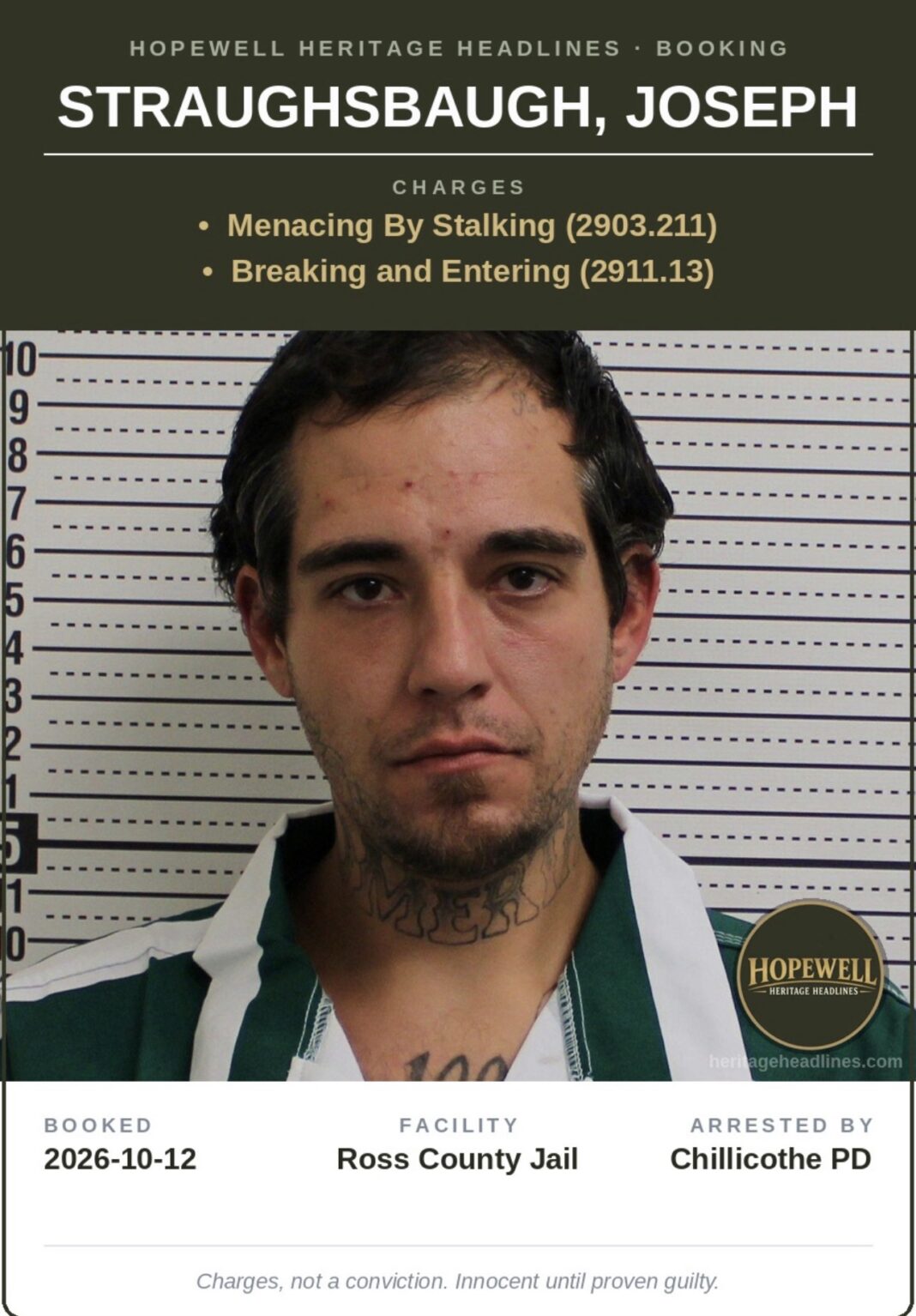 A Yoo-hoo, a Can of Lysol and Warrants from Two Counties: Chillicothe Theft Stop Ends in Jail