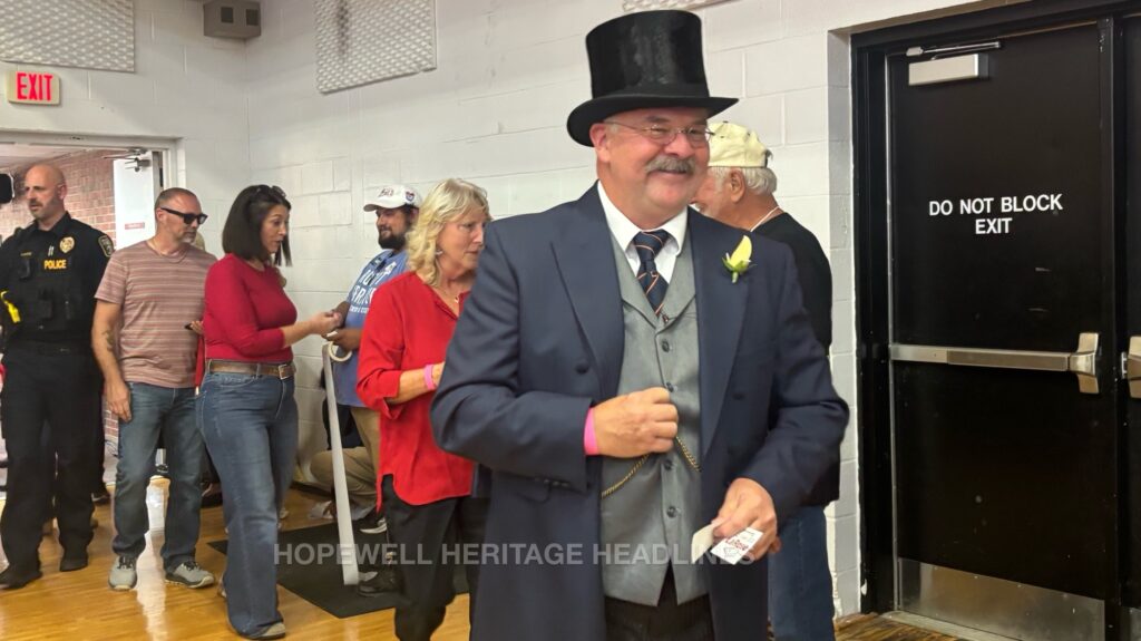 Attendee dressed as Theodore Roosevelt