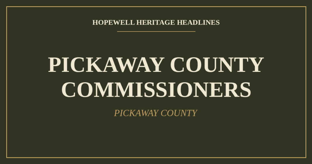 Pickaway County Commissioners: Bills, an EMA Hire, and Contracts