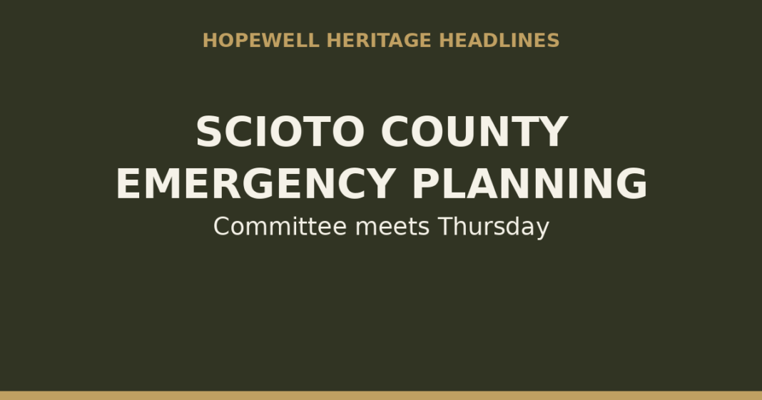 Scioto County Emergency Planning Committee Meets Thursday