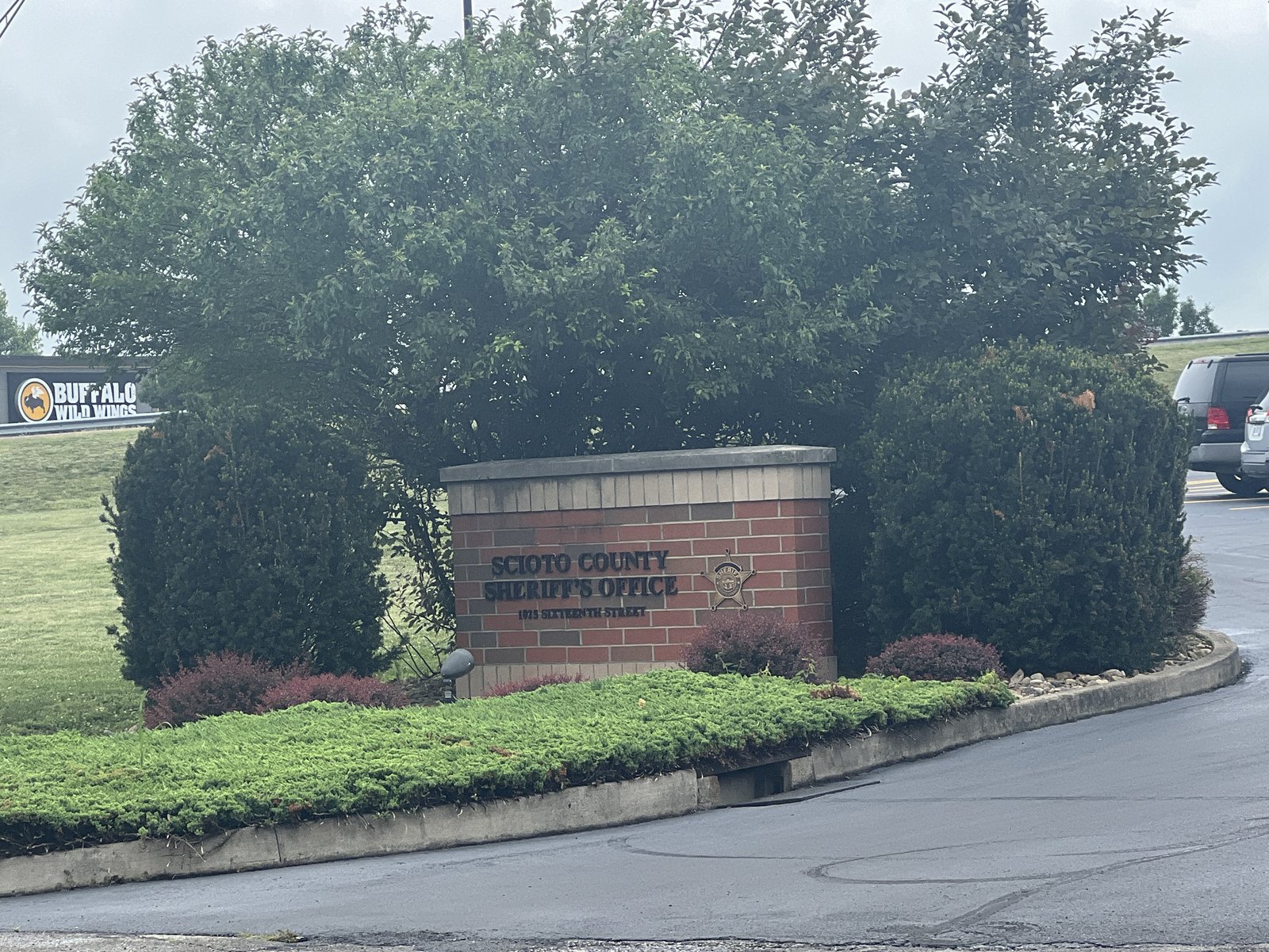 The Scioto County Sheriff's Office sign at 1025 Sixteenth Street in Portsmouth.