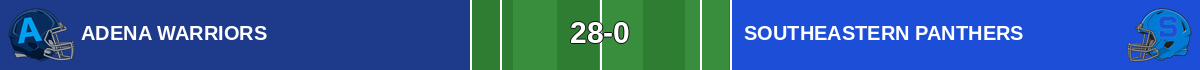 Adena 28, Southeastern 0 - Final