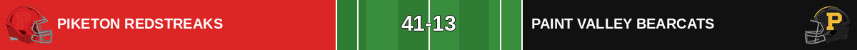 Piketon 41, Paint Valley 13 - Final