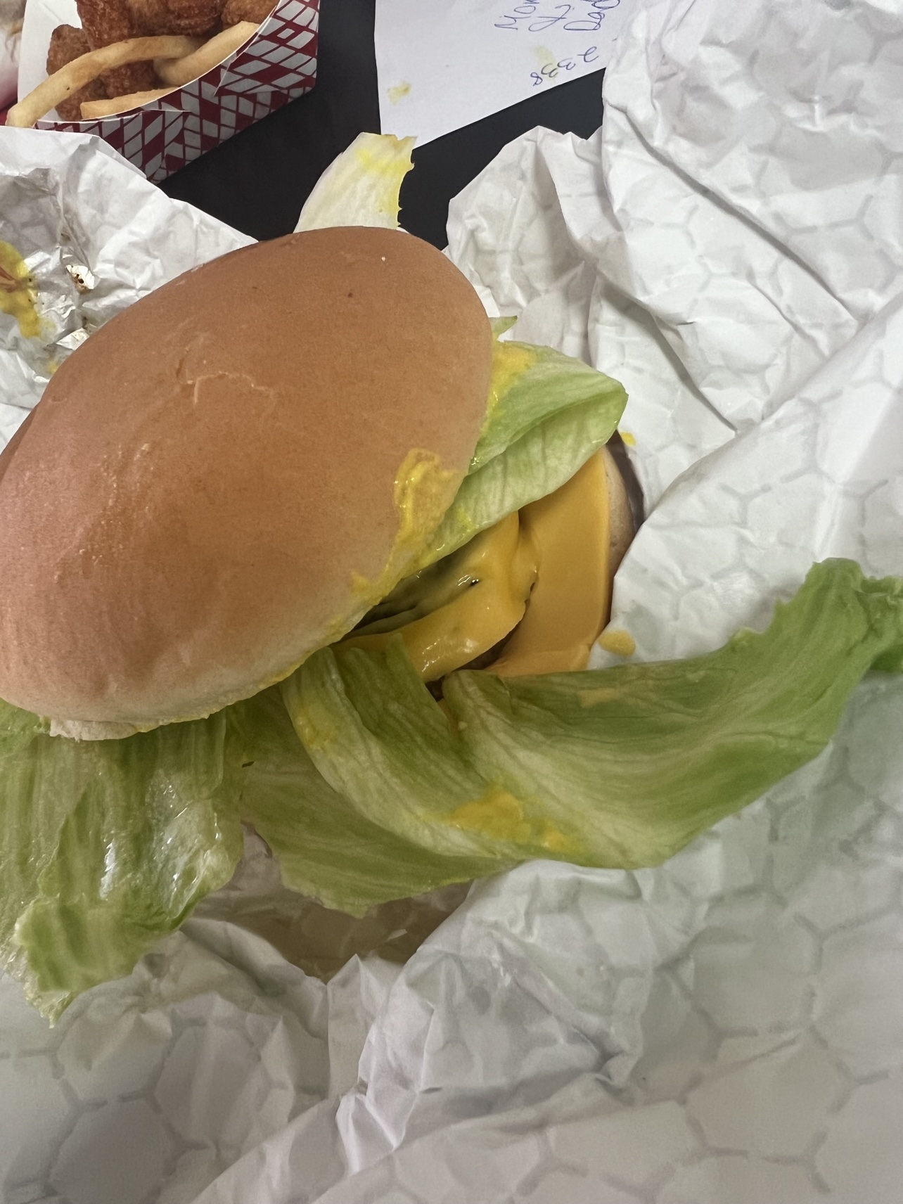 Burger from Tony's Coney's