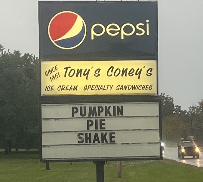 Tony’s Coney’s on State Route 62 in Orient: .50 Coneys, Giant Sundaes and Small-Town Magic